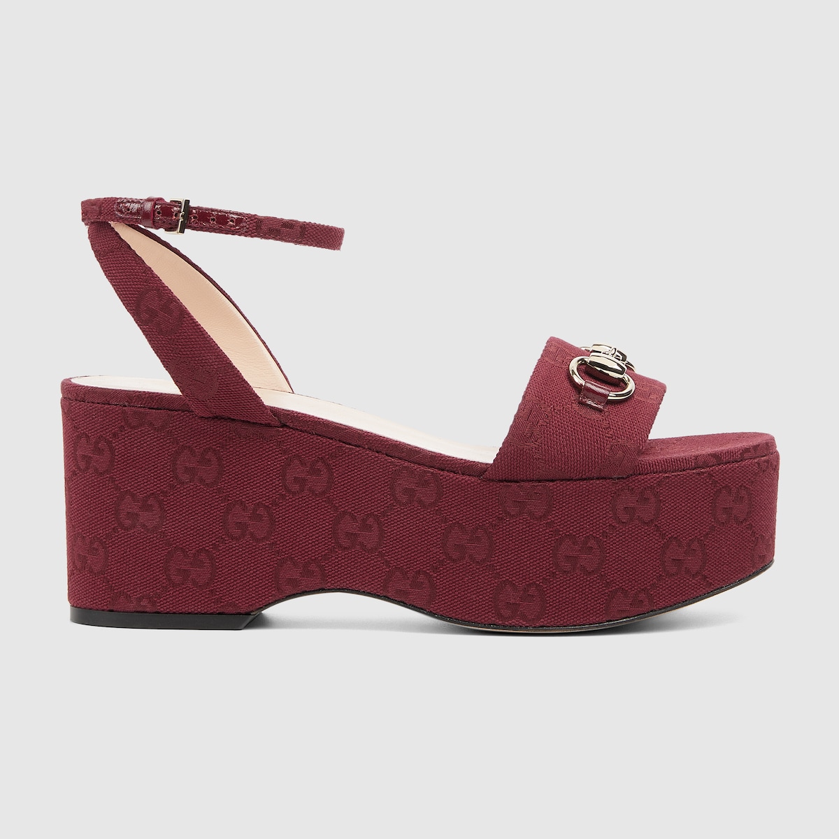 Gucci Women’s Horsebit flatform sandal - Image 1